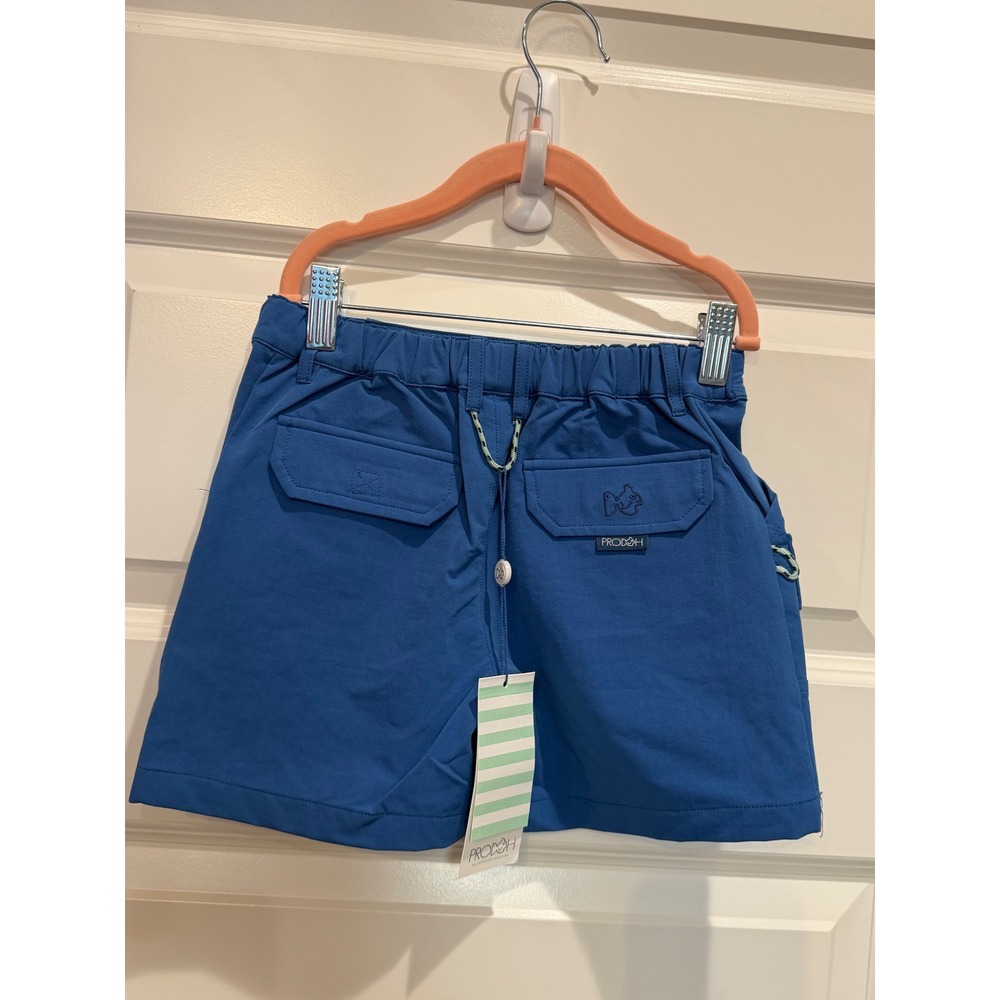 PRODOH Kids Blue Outdoor Performance Cargo Shorts Size 6 NWT Fishing Hiking